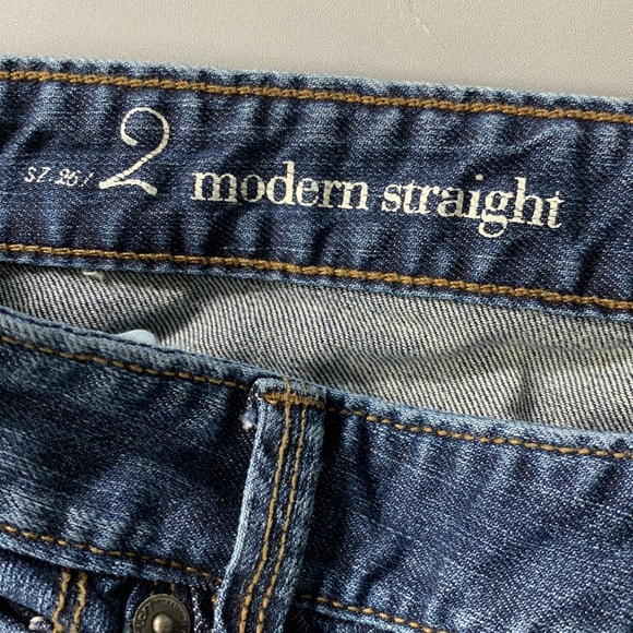 Loft Ann Taylor Woman’s Modern Straight Jeans Pants Size 2 - Picture 5 of 11